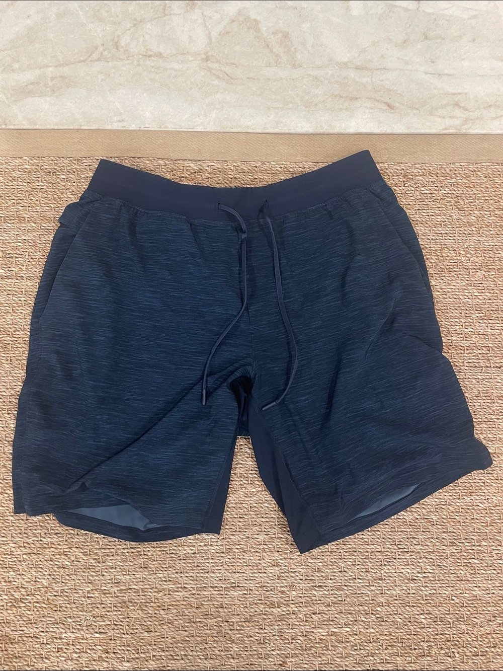 lululemon athletica Navy Men's Athletic Drawstring Shorts